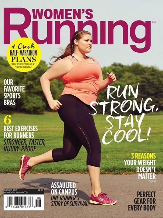 Plus-Sized Model On a Fitness Magazine?