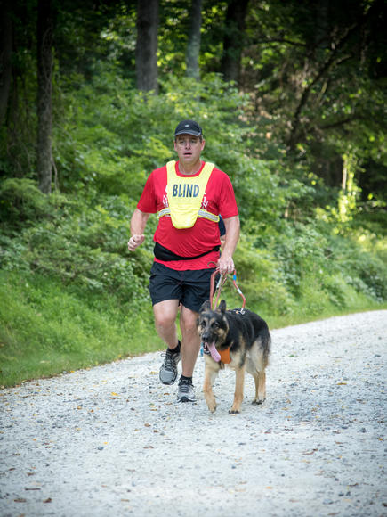 The First Running Guide Dog Helps His Blind Owner Go the Distance