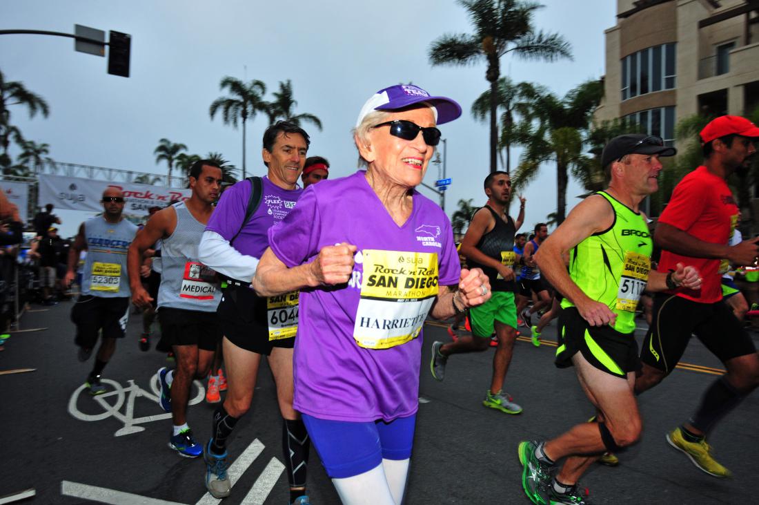 The Oldest Female to Finish a Marathon Does So at 92