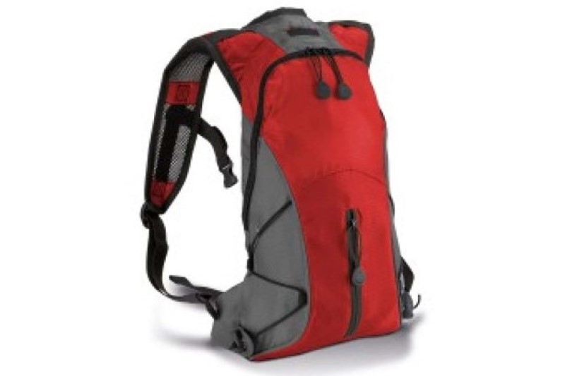 Red water bag or hydra pack